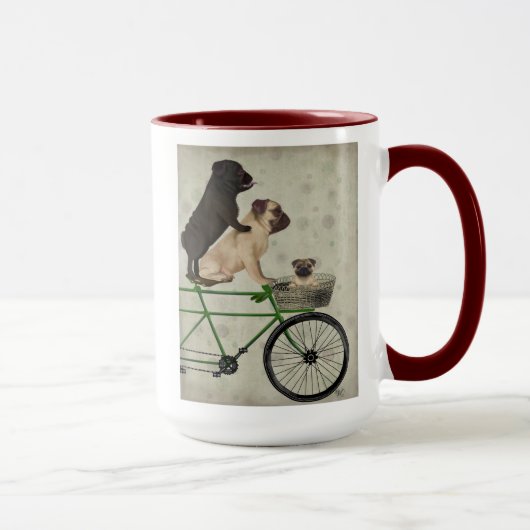 Mug Carlins à vélo (Droite)