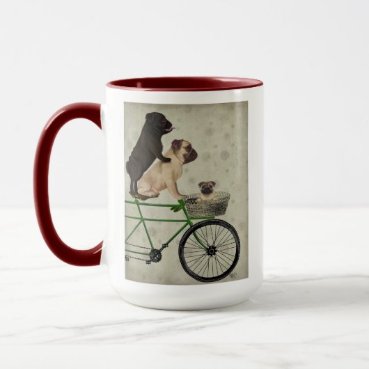Mug Carlins à vélo (Gauche)