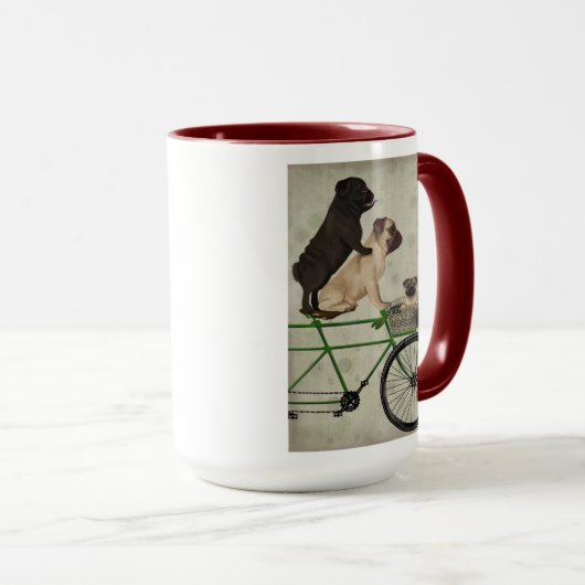 Mug Carlins à vélo (Devant droit)