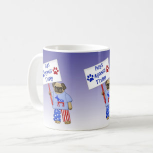 Mug Carlins contre Trump