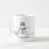 Mug Carlins d'amusement d'hiver (Devant gauche)