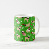 Mug Carlins de Noël Vert (Devant droit)