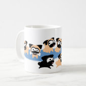 Mug Carlins entiers de Lotta (bleus) (Devant gauche)