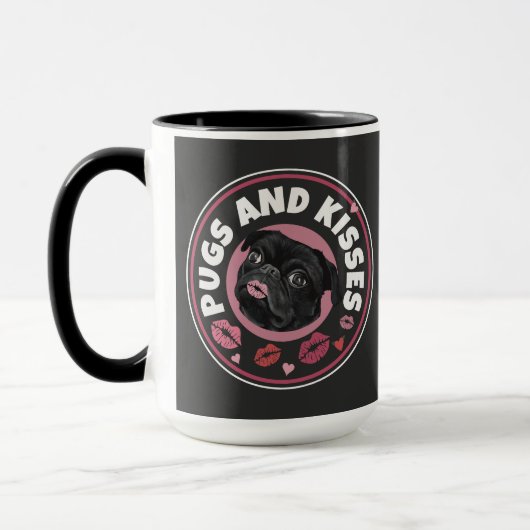 Mug Carlins Et Baisers | Chien Pun | Amateurs de Carli (Gauche)