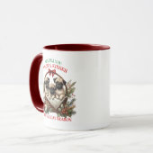 Mug Carlins et baisers Chiens de Noël Café (Devant gauche)