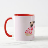 Mug Carlins Et Baisers De Bons Chiens Carlins (Gauche)