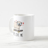 Mug Carlins m'aiment (Devant gauche)