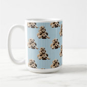 Mug Carlins sur les rayures bleues (Gauche)