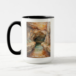 Mug Carlsbad Caverns National Park Aquarelle Peinture