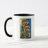 Mug Carmel, Californie - Scènes de grandes lettres (Gauche)