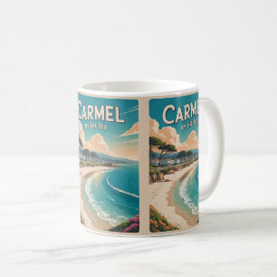Mug Carmel par la mer plage de la côte pacifique calif