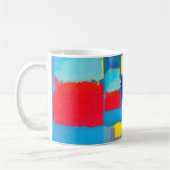 Mug "Carnaval de Cobalt" Art Abstrait (Gauche)