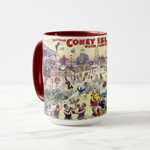 Mug Carnaval de Coney Island, 1898