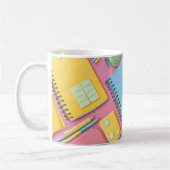 Mug carnet spirale bleu de style moderne est idéal pou (Gauche)