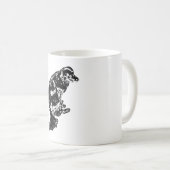 Mug "carnet spirale de récupération", "notes de café", (Devant droit)