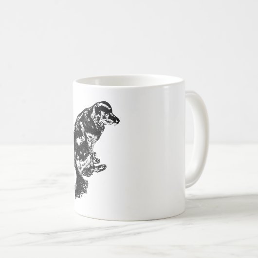 Mug "carnet spirale de récupération", "notes de café", (Devant droit)