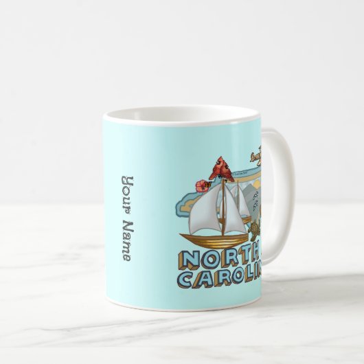 Mug Caroline du Nord (Devant droit)