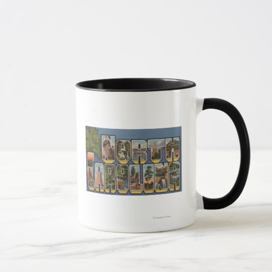 Mug Caroline du Nord (Capitale nationale/Fleur) (Droite)