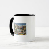 Mug Caroline du Nord (Capitale nationale/Fleur) (Devant gauche)