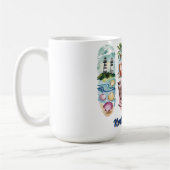 Mug Caroline du Nord paysagère (Gauche)