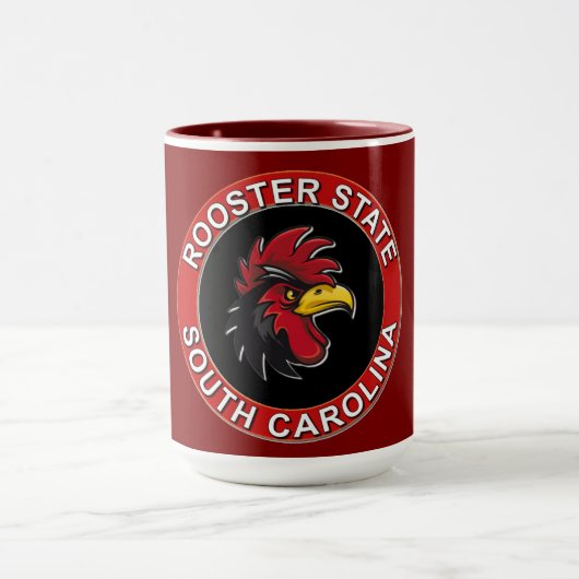 MUG CAROLINE DU SUD L'ÉTAT DU COQ (Centre)