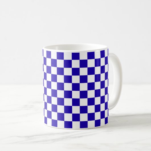 Mug Caroncule bleu profond (Devant droit)