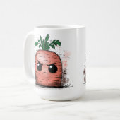 Mug Carotte Grincheuse (Devant gauche)