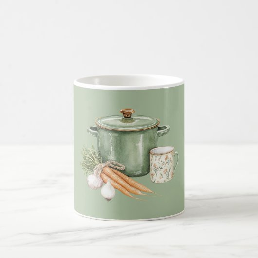 Mug Carottes de pot vert (Centre)