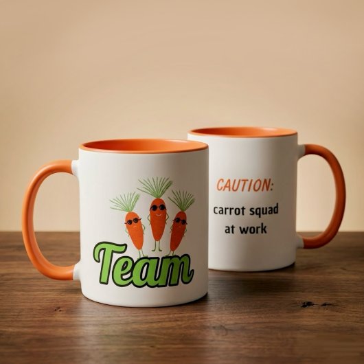 Mug Carottes drôles