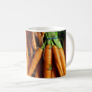 Mug Carottes oranges de récolte fraîche de la ferme à