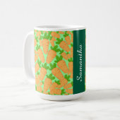 Mug Carottes Oranges Et Vertes (Devant gauche)