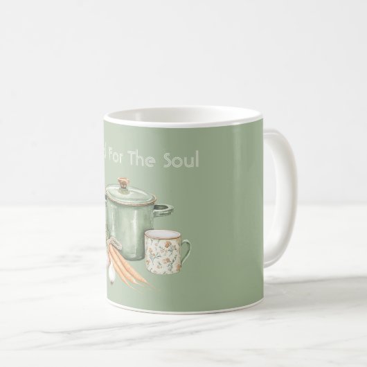 Mug Carottes Pot Vert (Devant droit)