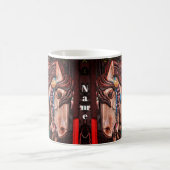 Mug Carousel Horse Pencil Art Personnalisé (Centre)