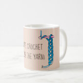 Mug Carpe Crochet drôle (Devant droit)