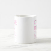 Mug Carpe Diem latin quote (Centre)