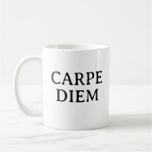 Mug Carpe Diem latin quote (Gauche)