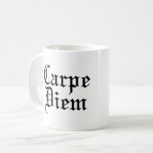 Mug Carpe Diem - Saisir Le Jour - Phrase Latin (Devant gauche)