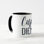 Mug Carpe Diem Saisir Le Jour Type Noir (Devant gauche)