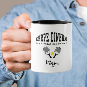 Mug Carpe Dinkum Pickleball Citation personnalisée Coo