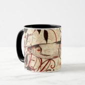 Mug Carpe en argent (Devant gauche)