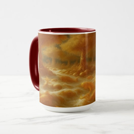 Mug Carpe Koï Dorée (Devant gauche)