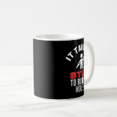 Mug Carpenter Funny It Takes A Stud To Build A House G (Devant droit)