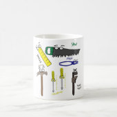 Mug Carpenter Outils Whimsical Dessin (Centre)