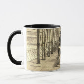 Mug Carpentersville Illinois Iron Trestle Bridge 1871 (Gauche)