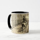 Mug Carpentersville Illinois Iron Trestle Bridge 1871 (Devant gauche)