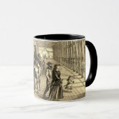 Mug Carpentersville Illinois Iron Trestle Bridge 1871 (Devant droit)