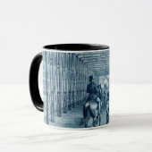 Mug Carpentersville Illinois Iron Trestle Bridge 1871 (Devant gauche)