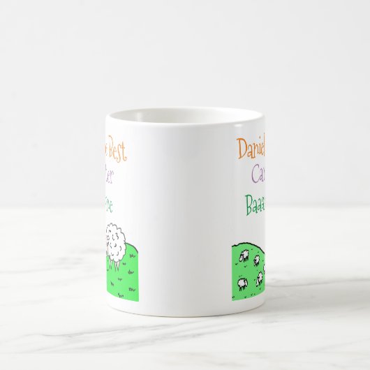 Mug Carpentier de conception de mouton (Centre)
