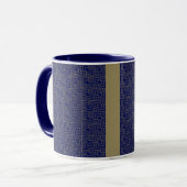 Mug Carré bleu (Devant gauche)