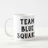 Mug Carré bleu de l'équipe (Gauche)
